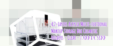 Acrylic box cosmetics