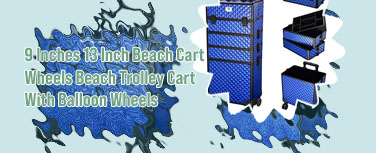 Beauty trolley case on wheels