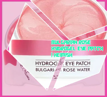 Bulgarian rose water hydrogel eye patch