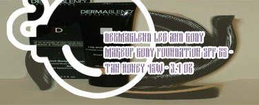 Dermablend leg and body cover