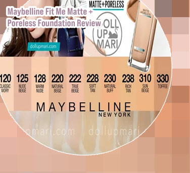 Fit me poreless foundation