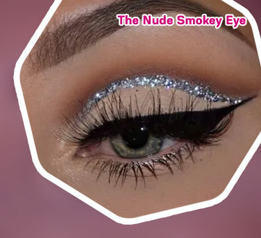 Nude eye look