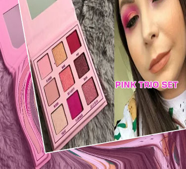 Pretty pink makeup box