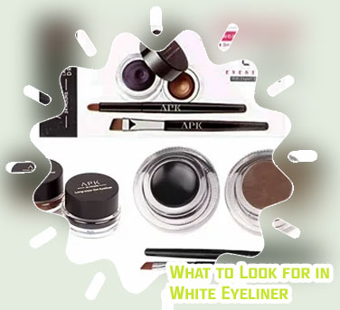 White gel liner nyx